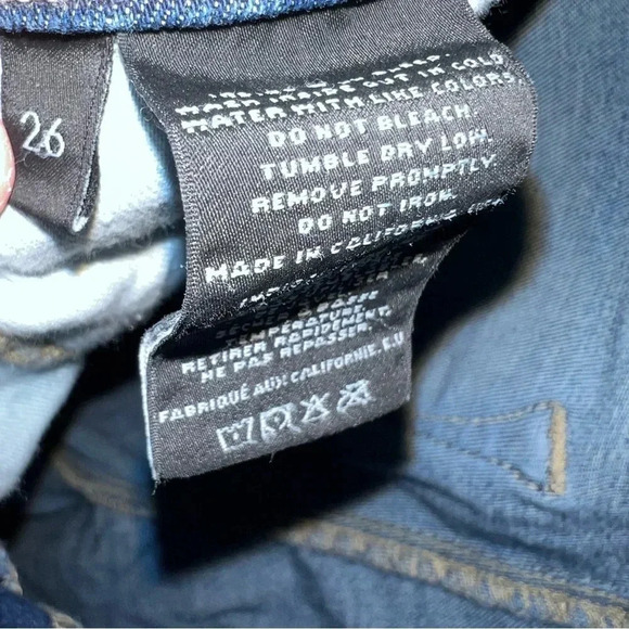 J Brand Women’s Skinny Leg Mid Rise Denim Jeans Size 26 - Picture 5 of 7